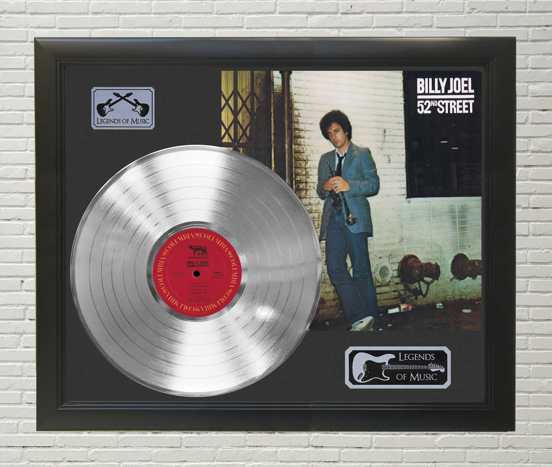 Billy Joel – 52nd Street Framed Platinum LP Record Display C3