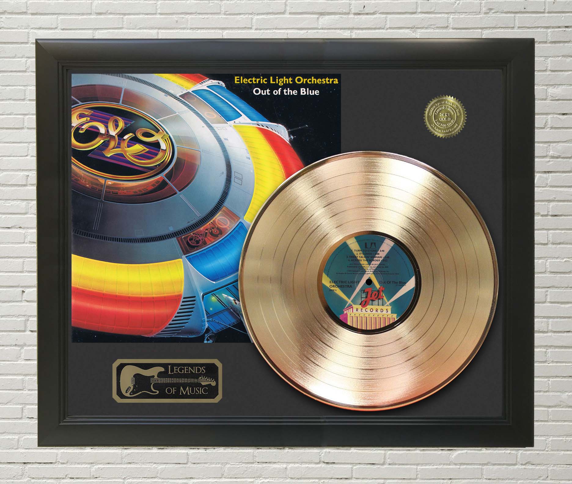Light Orchestra – Of The Blue Framed LP Record Display C3 - Gold Record Outlet and Disc Collectible Memorabilia