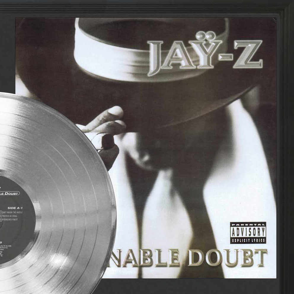 Jay Z – Reasonable Doubt Framed Platinum LP Record Display C3 | Gold ...