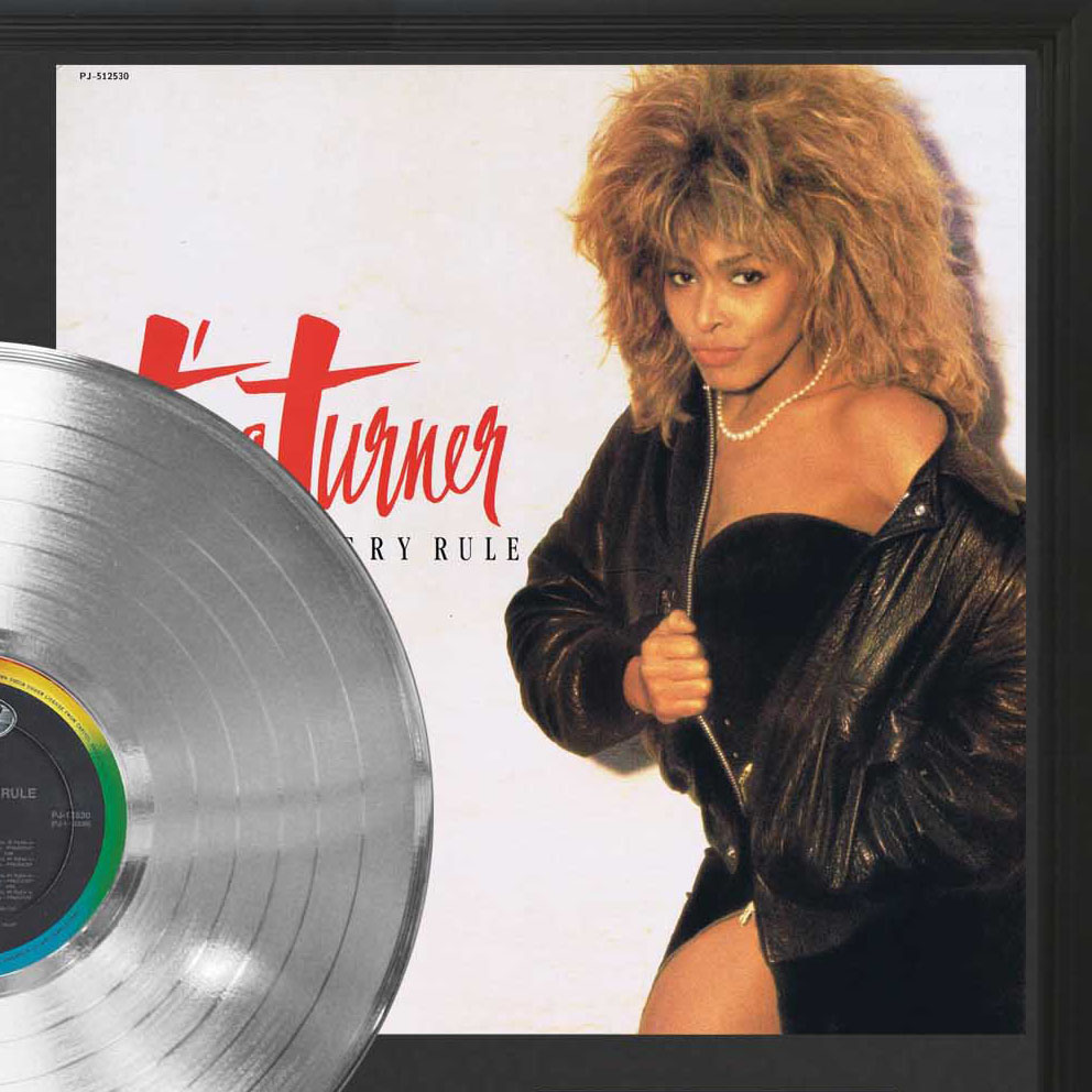 Tina Turner – Break Every Rule Framed Platinum Display C3 | Gold Record ...