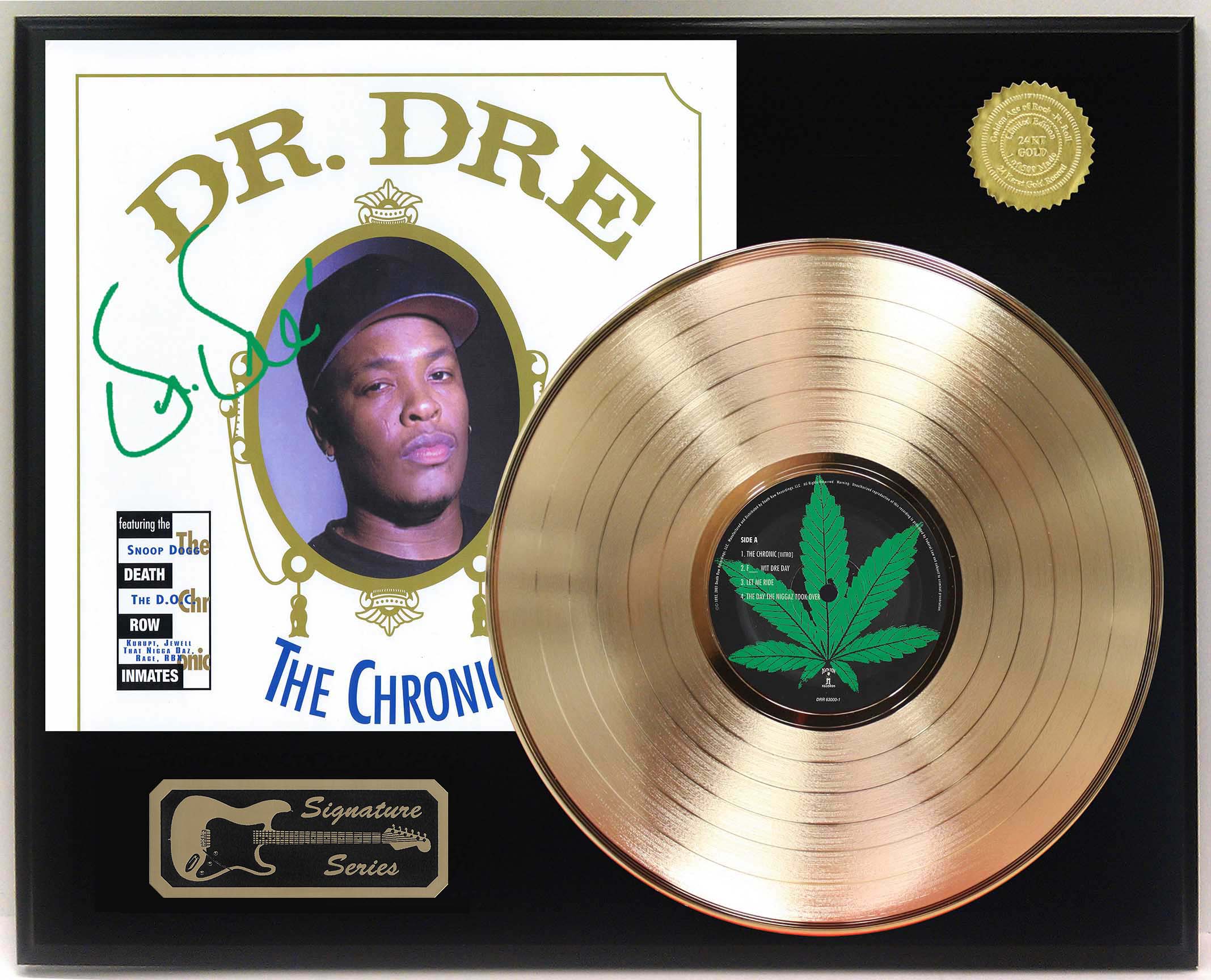 DR.DRE THE CHRONIC Ltd Edtn CD Platinum Disc 