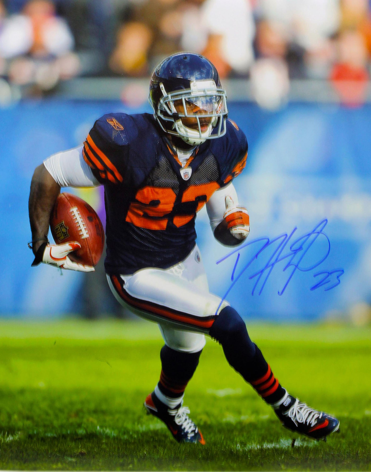 Devin Hester Signed Chicago Bears Stat Jersey (JSA) NFL All Time Retur –