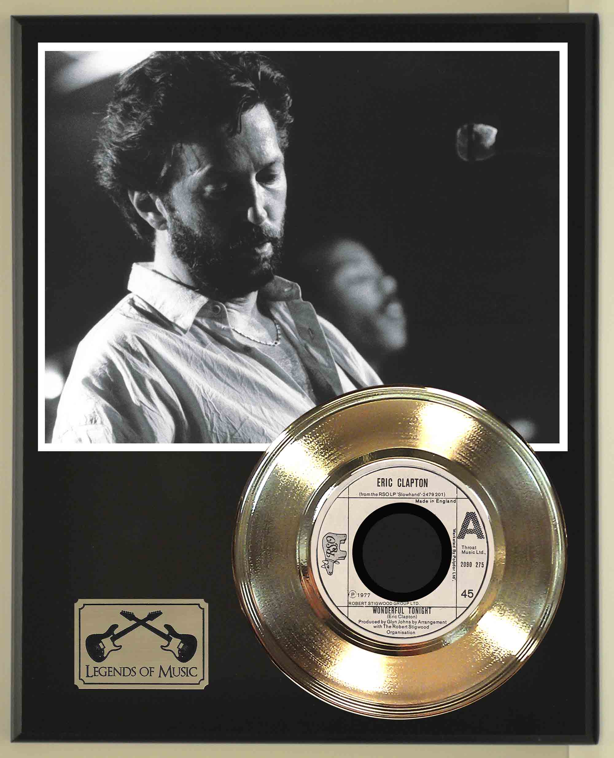 Eric Clapton - Pretending 45 w/Orig Jukebox Strip
