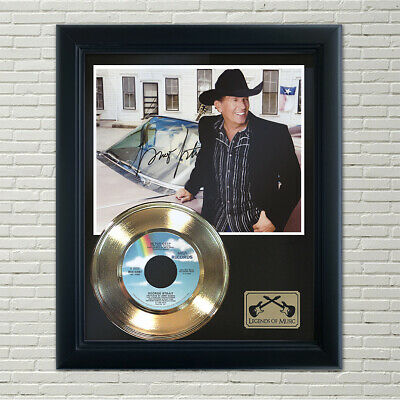 George Strait Signed 8x10 Official Press high quality Promo Photo NICE AUTOGRAPH No Vinyl CD