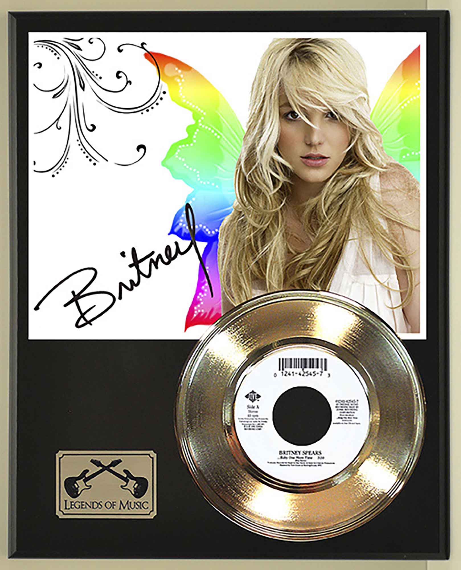 Britney Spears - Baby One More Time Gold 45 Record Ltd Edition