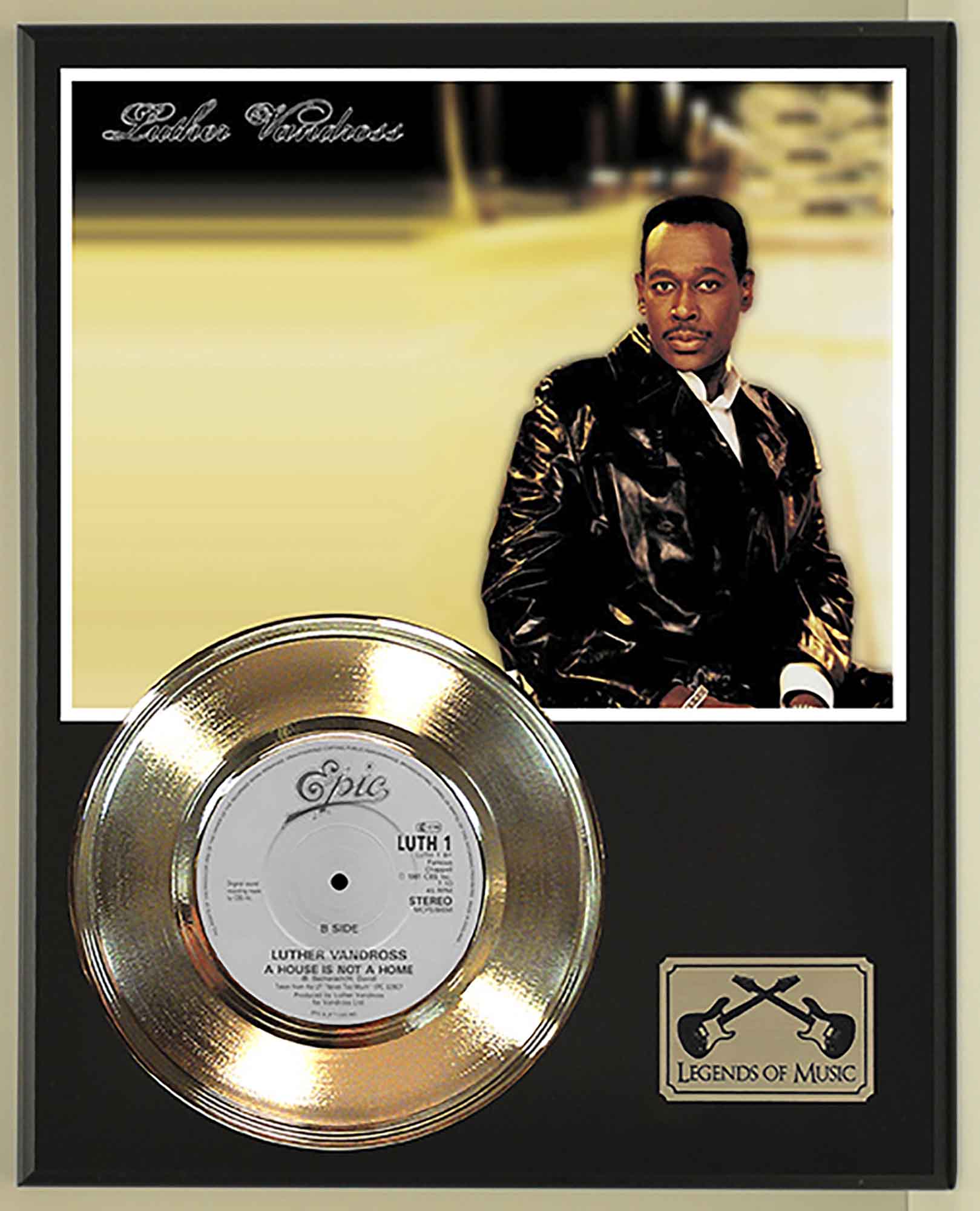 Luther Vandross - A House Is Not A Home Gold 45 Record Ltd Edition