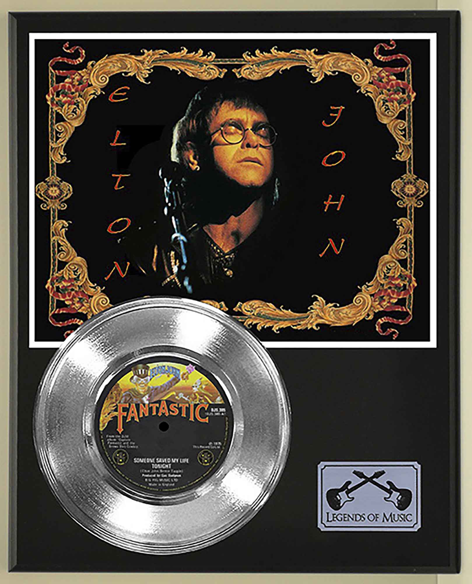 Elton John - Someone Saved My Life Tonight Platinum 45 Record Ltd ...