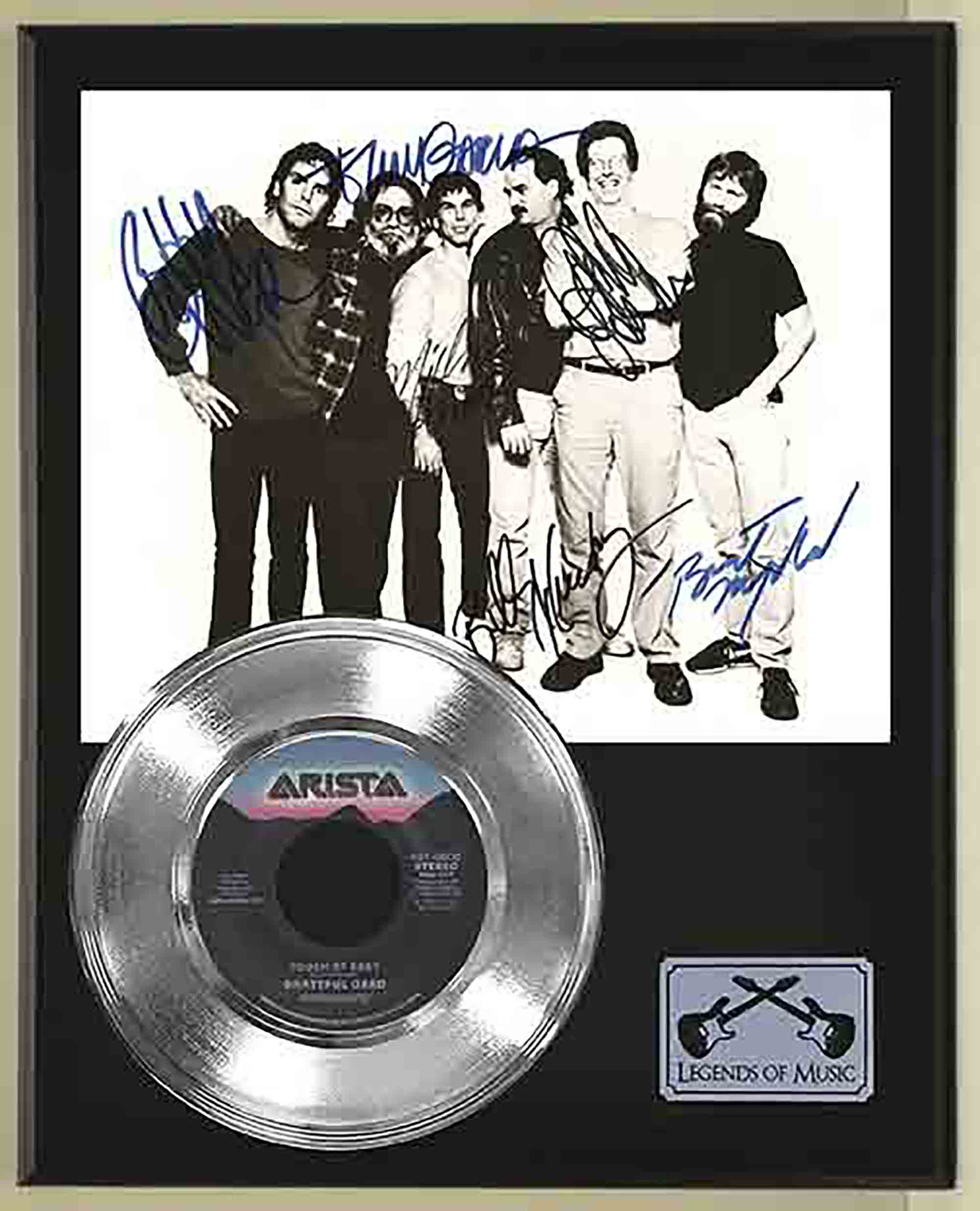 Grateful Dead - Touch Of Grey Reproduction Signed Platinum 45 Record Ltd  Edition Display Award Quality