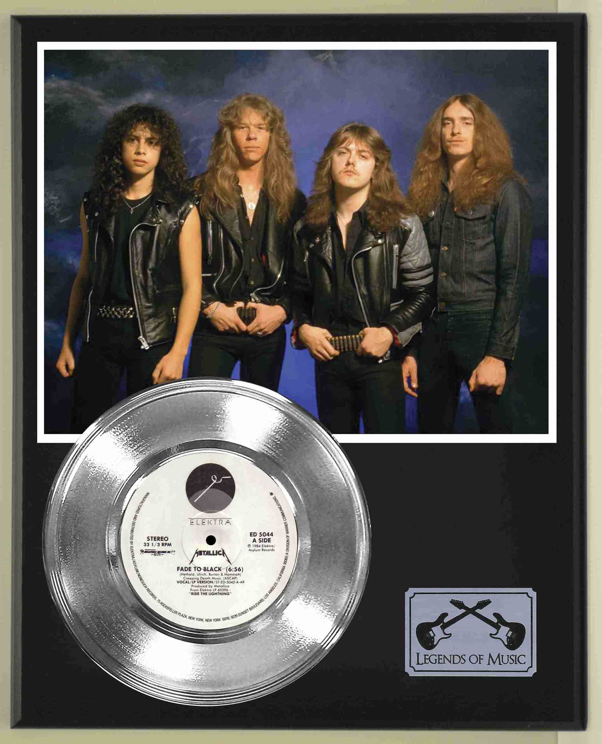 Metallica Metallica the Black Album 17.5 X 34.5 Framed Vinyl Black Mat and  Black Frame 