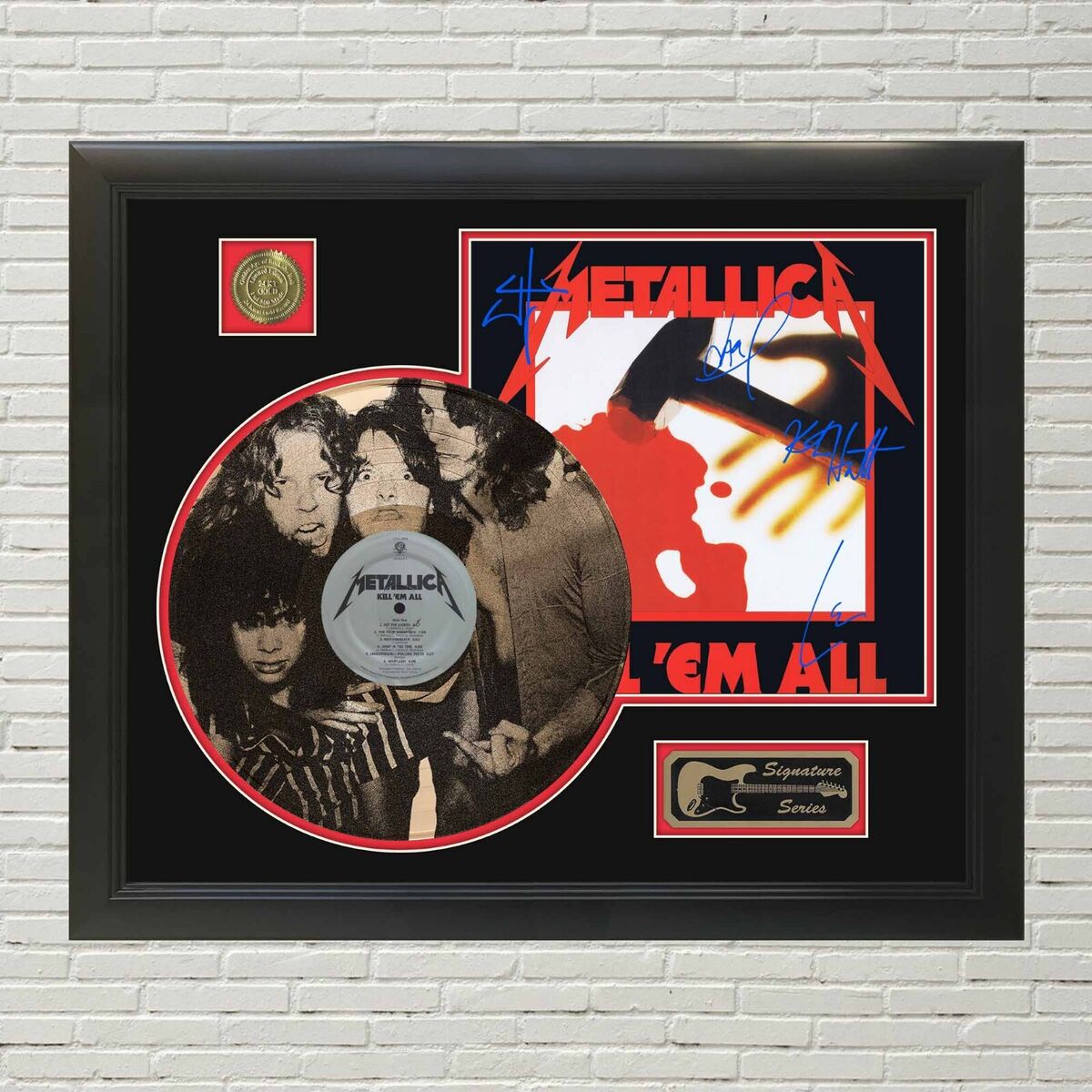 Metallica Kill Em All Framed Vinyl Record 