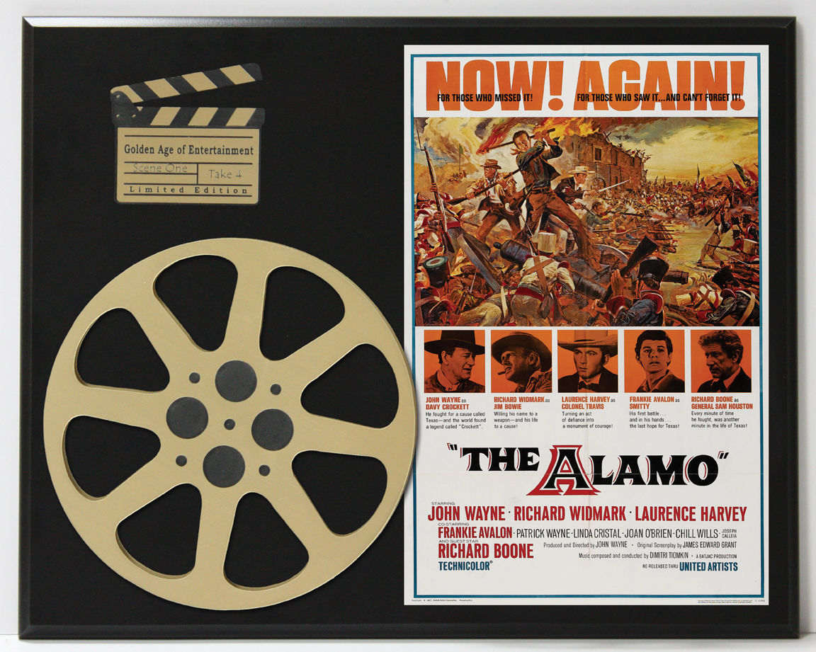 The Alamo With John Wayne Richard Widmark Limited Edition Movie
