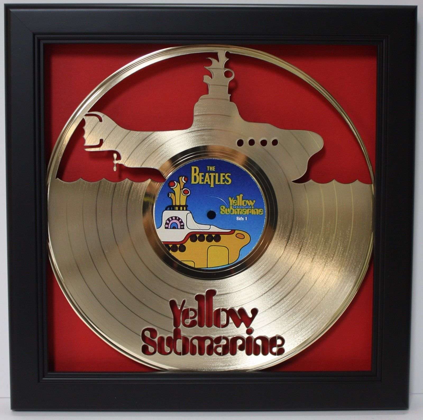 The Beatles Yellow Submarine très beau Vinyle LOVE SONGS record hier decor 