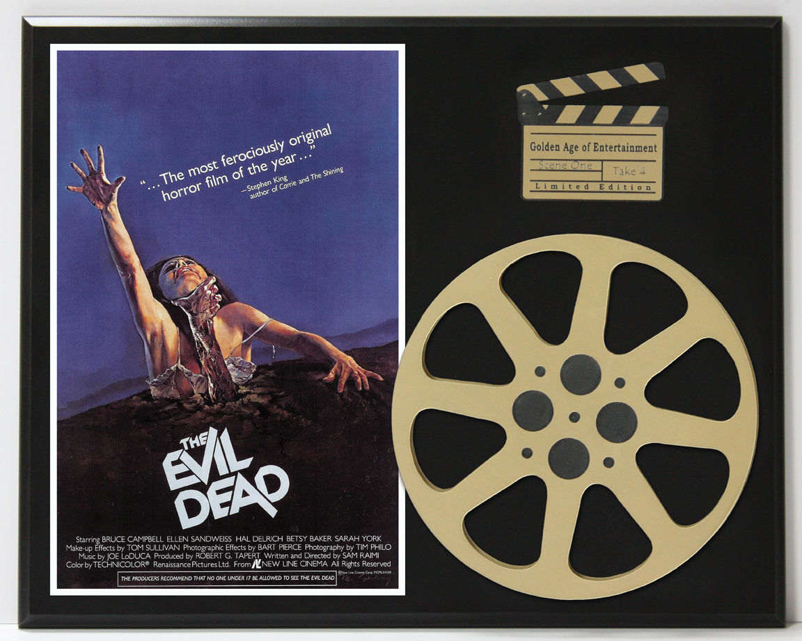 The Evil Dead Stephen King Movie Poster Limited Edition Movie Reel