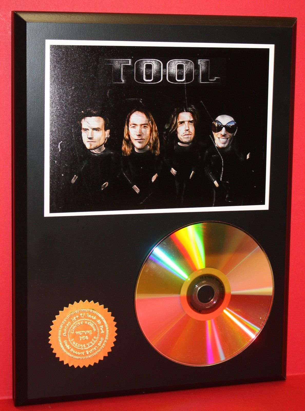 Tool 24KT Cd/Disc Collectible Rare Award Quality Plaque Gift - Gold Record  Outlet Album and Disc Collectible Memorabilia