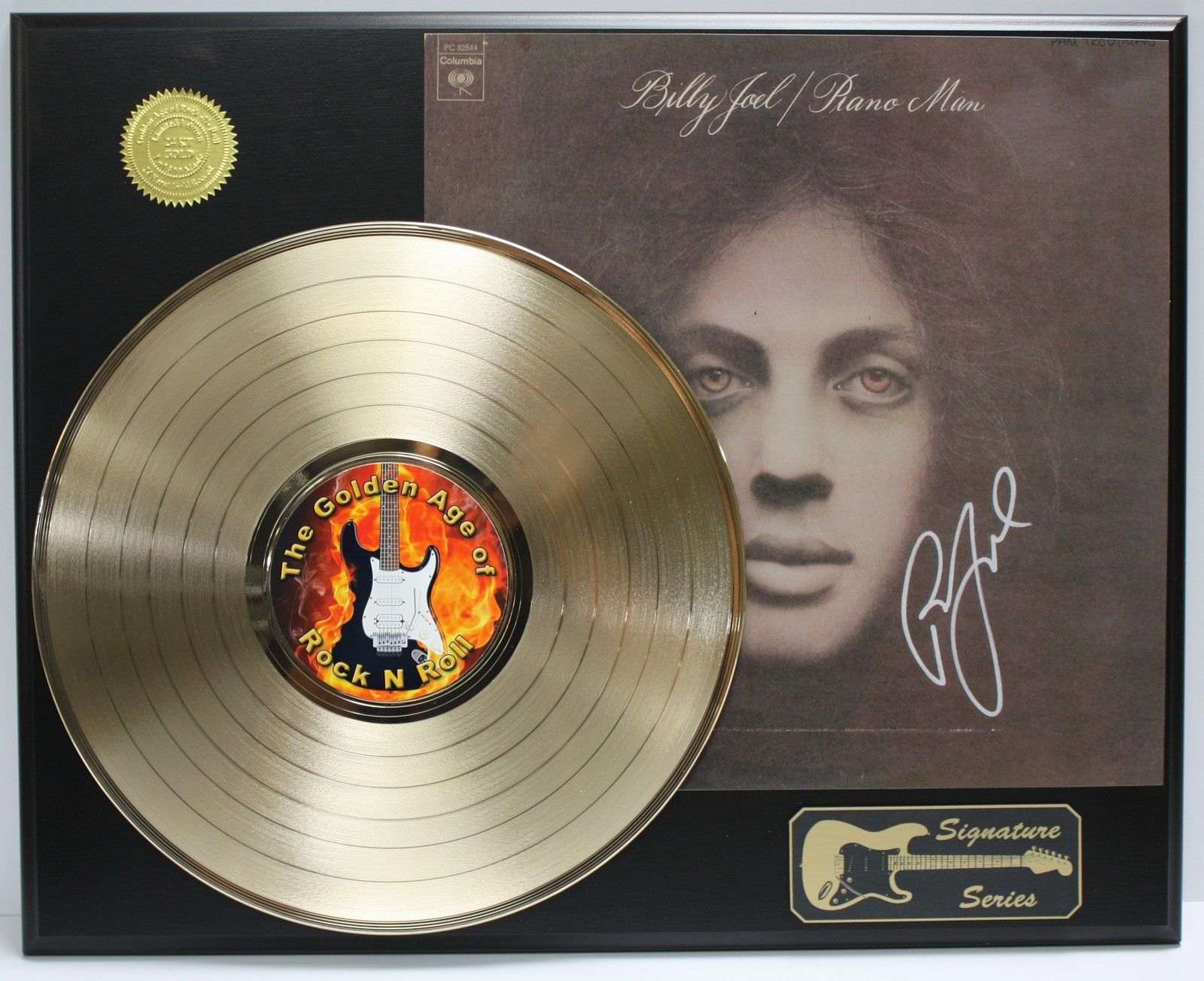 Bortset Rædsel Elemental Billy Joel Ltd Edition Reproduction Signature Gold LP Record Display - Gold  Record Outlet Album and Disc Collectible Memorabilia