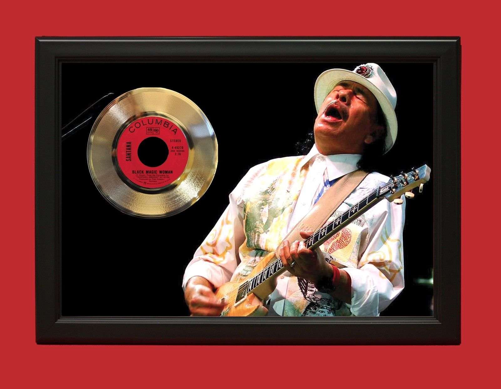 Carlos Santana Poster, Carlos Santana Portrait Gift, Santana Woodstock  Tribute Fine Art