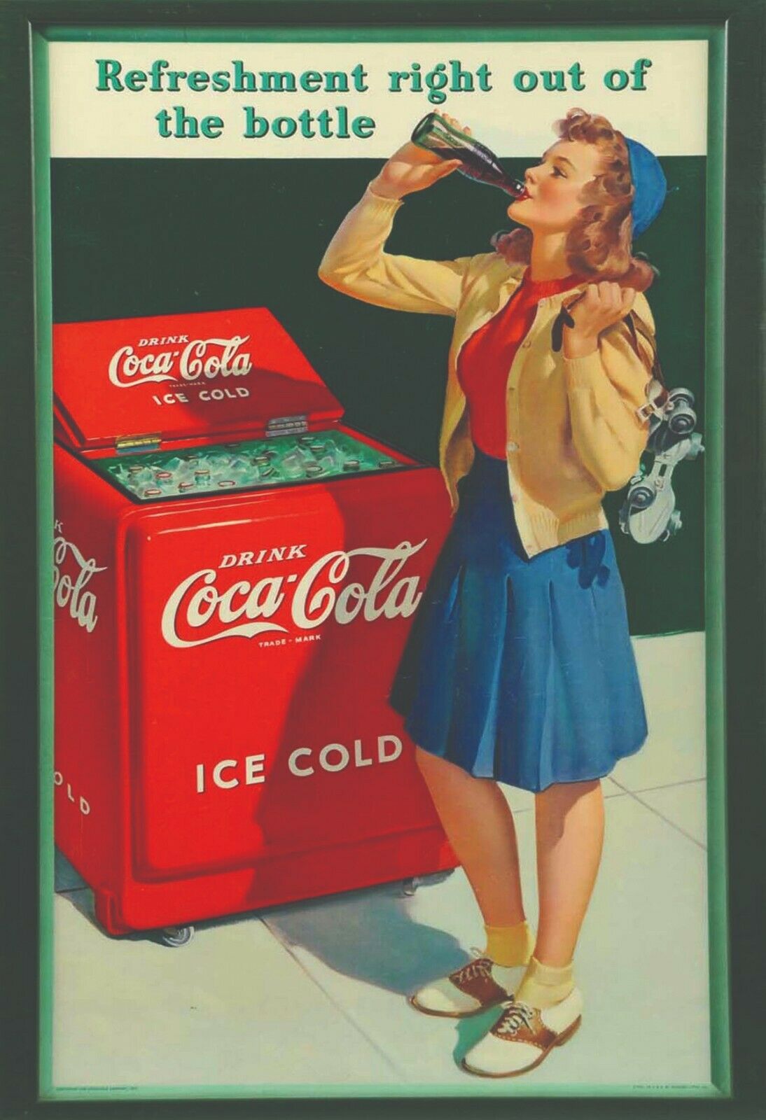 vintage coca cola poster