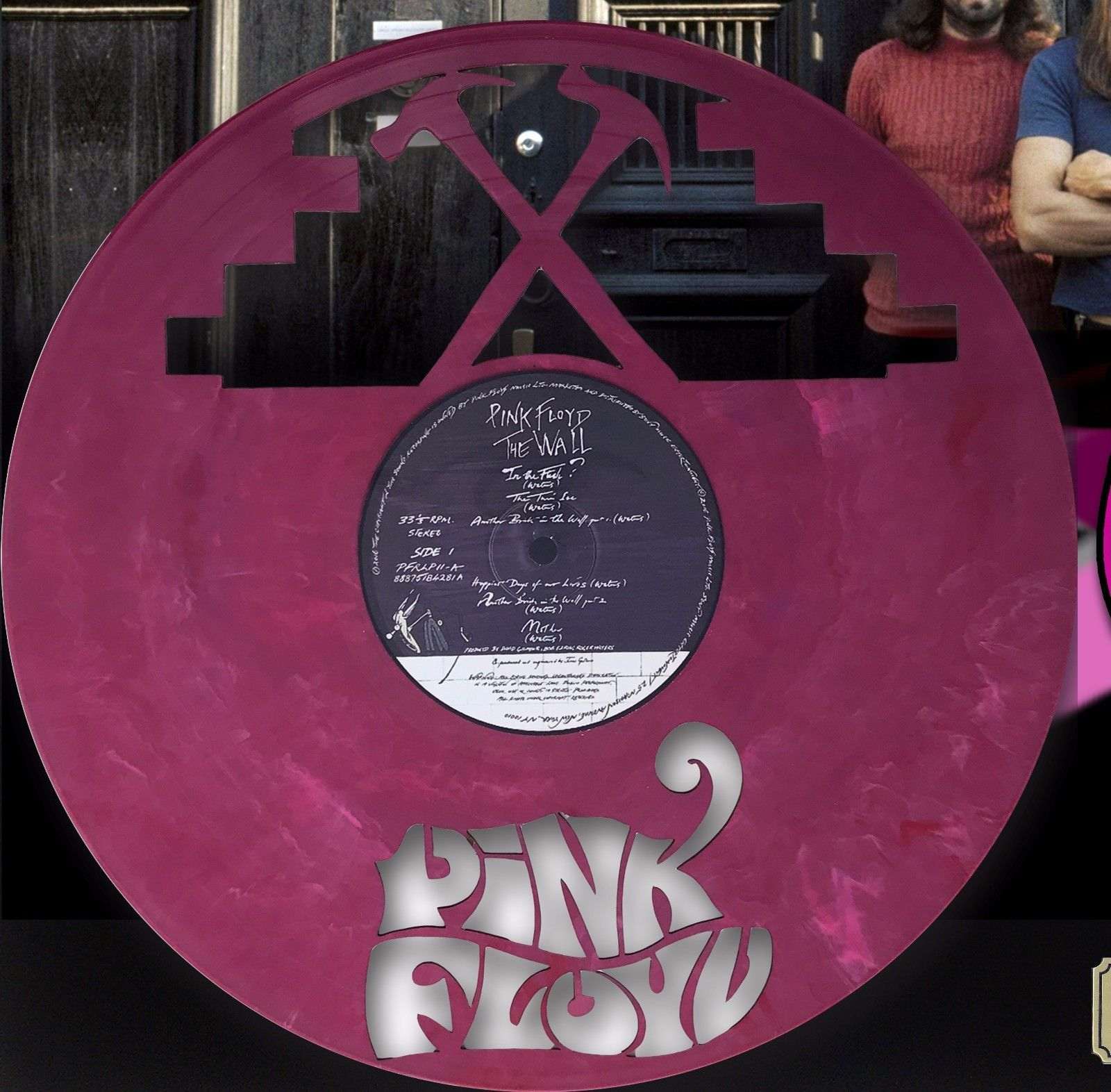 Pink Floyd Limited Edition One Of A Kind Laser Cut Pink LP Record