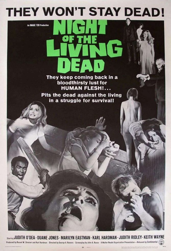 Night Of The Living Dead Original Judith O’dea Ltd Edition Movie Reel ...