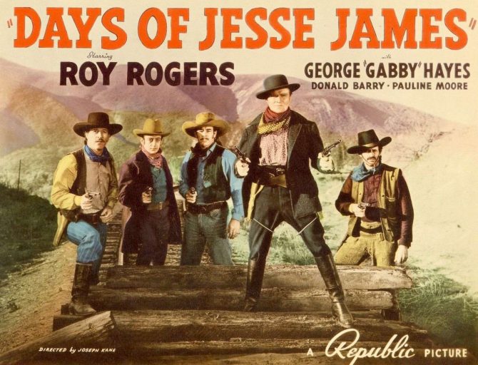 Days Of Jesse James Roy Rogers Movie Poster Limited Edition Movie Reel