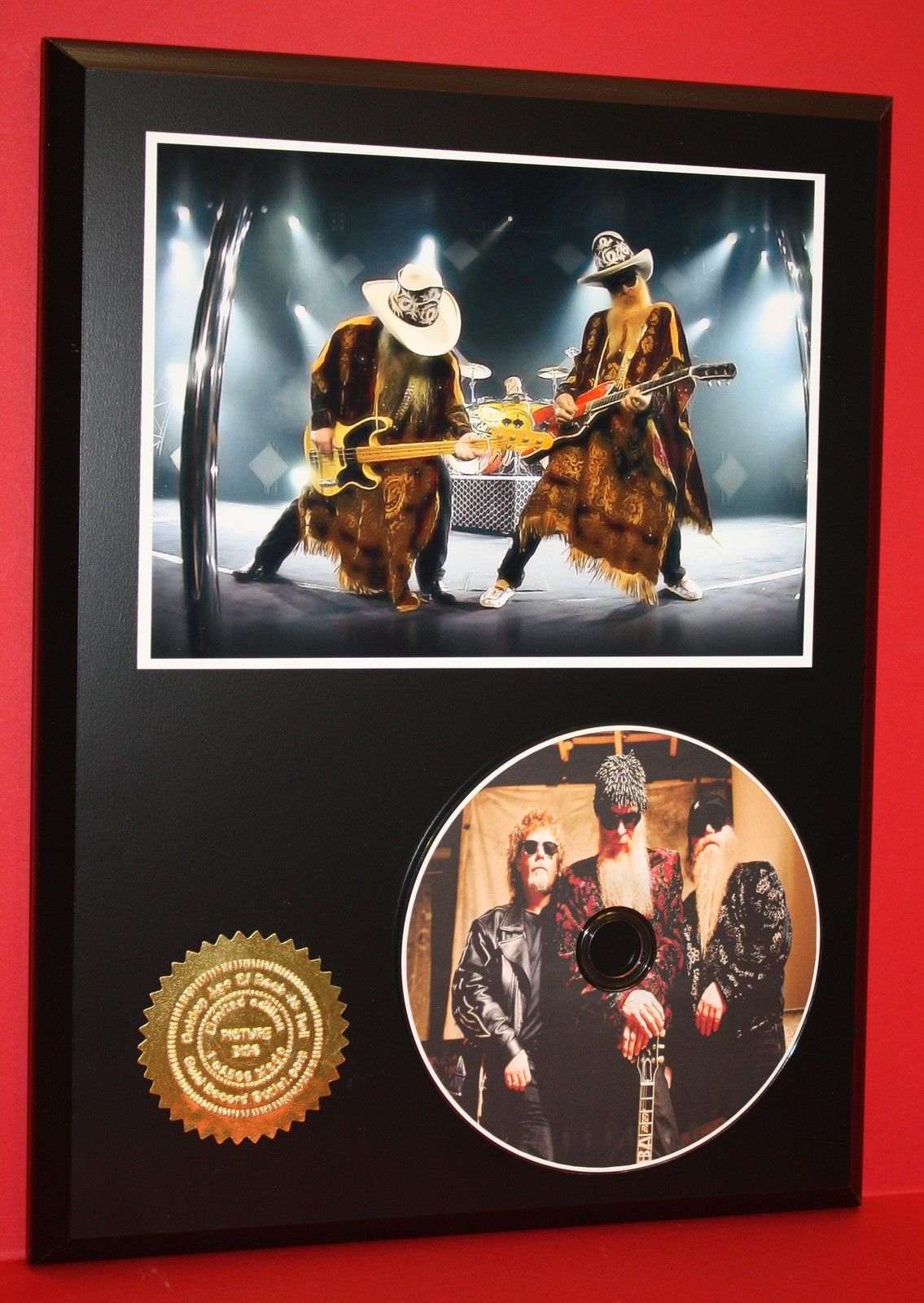 ZZ Top Limited Edition Picture Cd Disc Rare Collectible Music Display ...