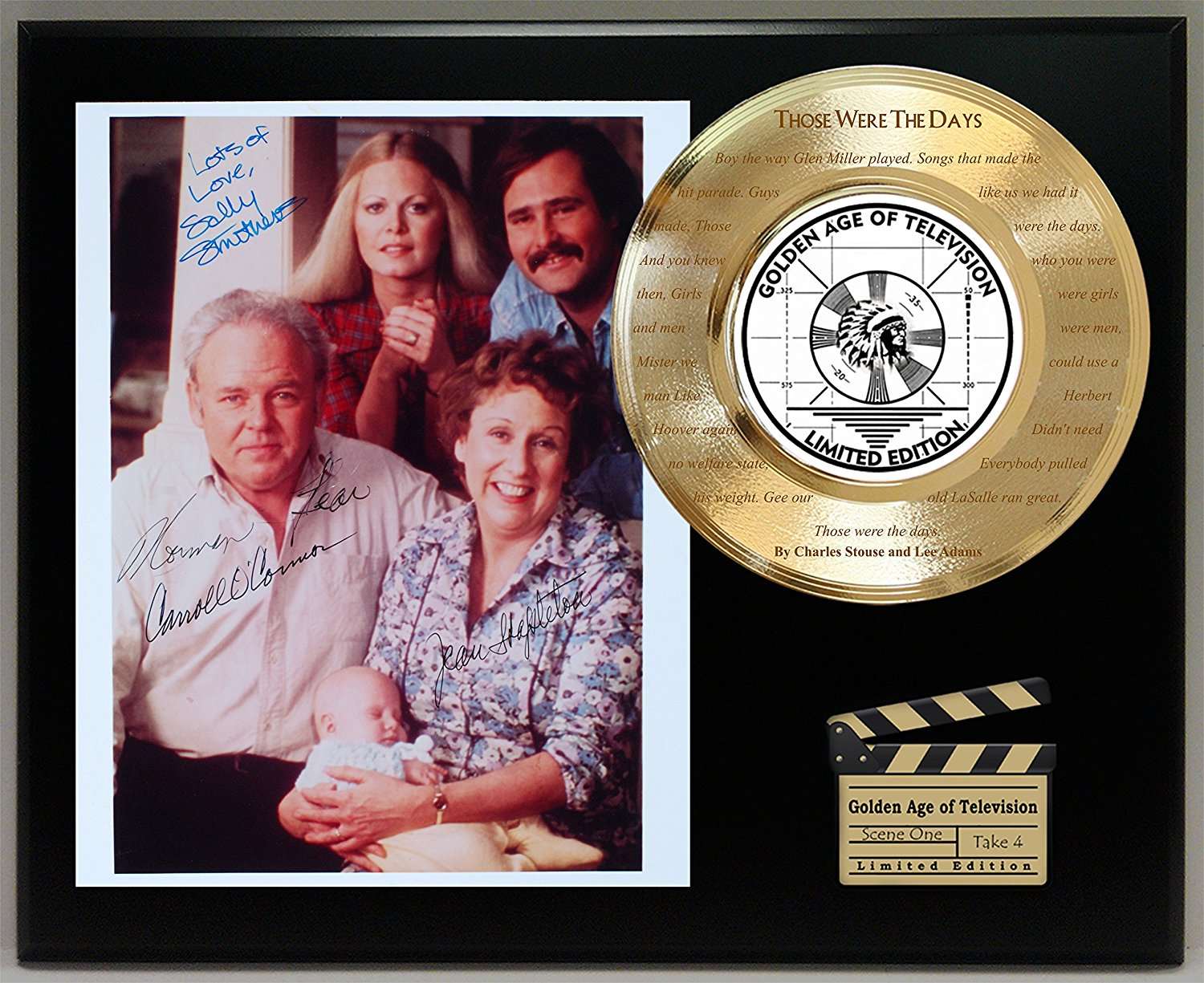 All In The Family Limited Edition Signature and Laser Etched Theme Song