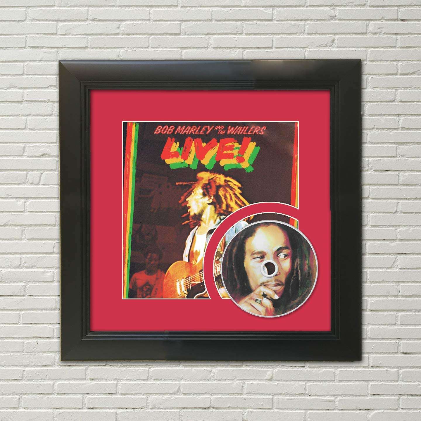 Bob Marley - Live Framed CD Display