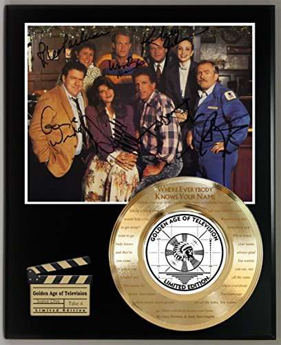 Cheers Limited Edition Signature And Laser Etched Theme Song Lyrics Display | Gold Record Outlet ...