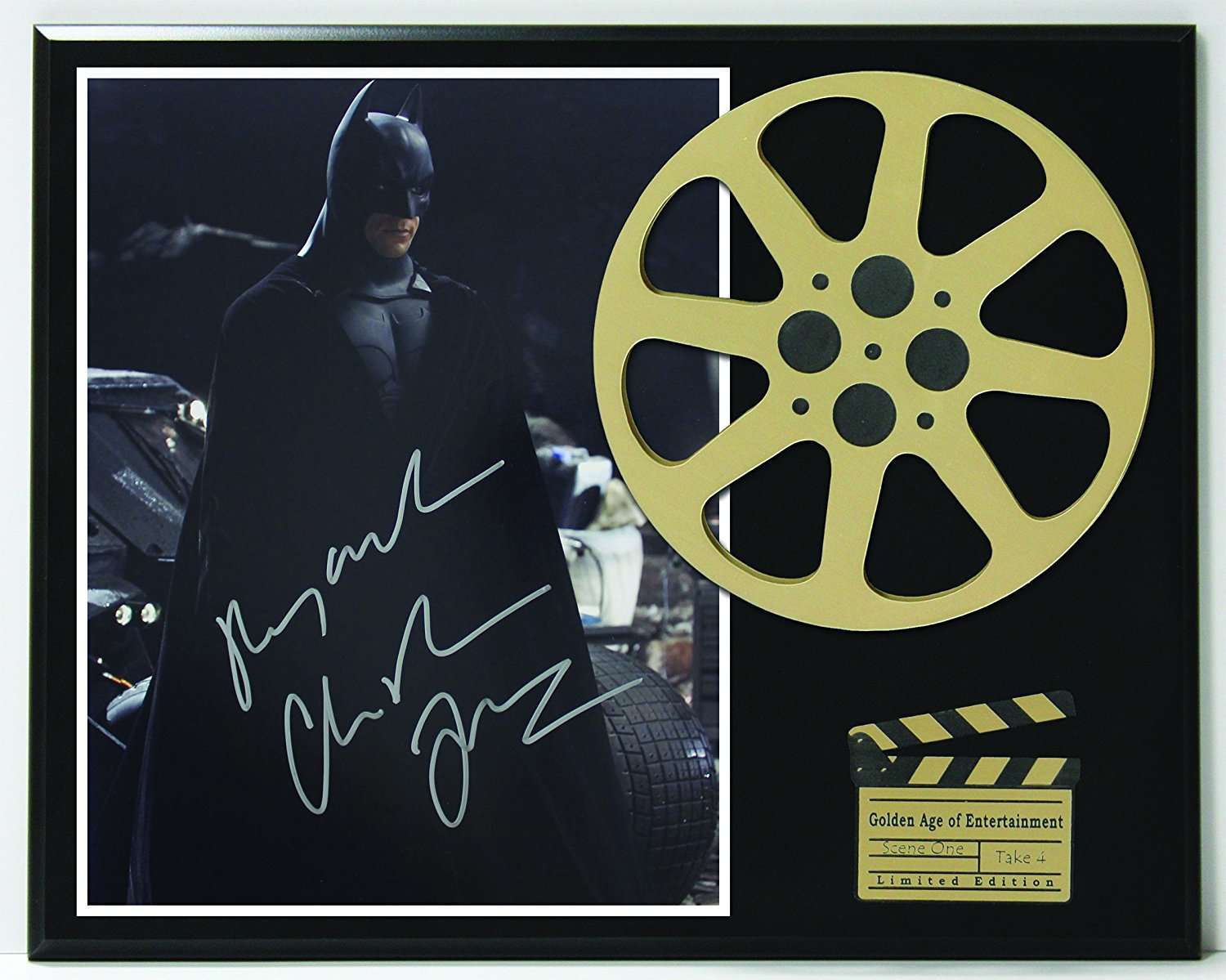 Christian Bale Limited Edition Reproduction Autographed Movie Reel