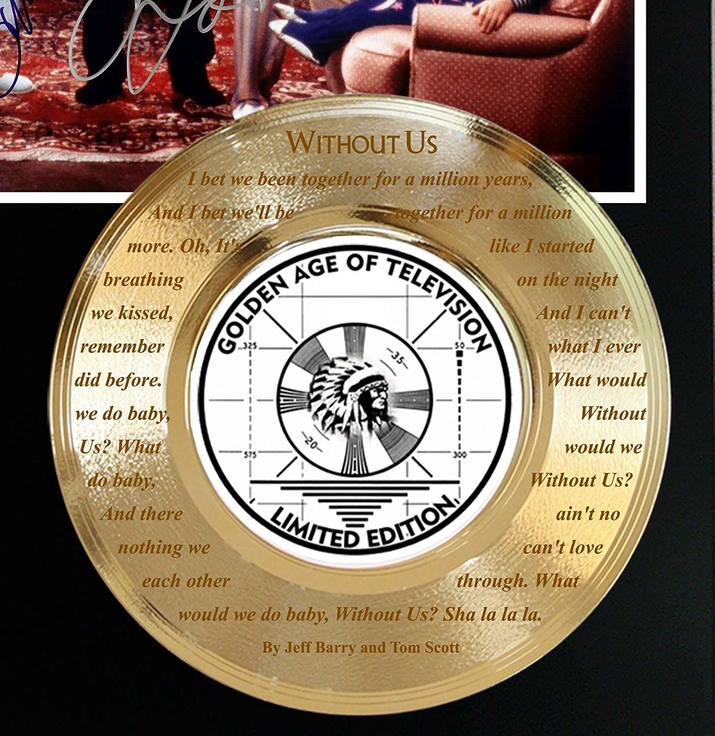 Family Ties Ltd Edition Signature And Laser Etched Theme Song Lyrics ...