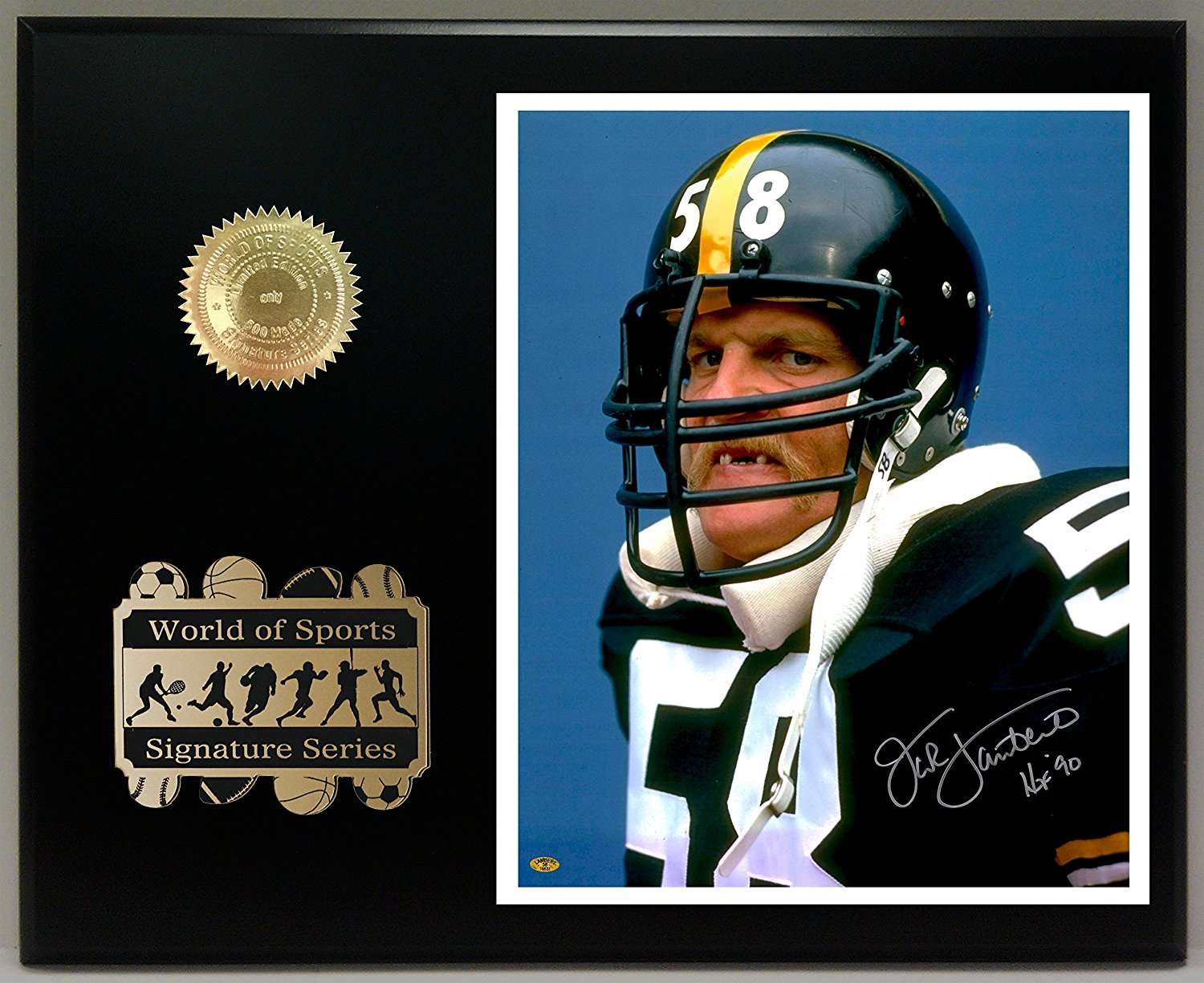 Jack Lambert Ltd. Edition Sports Reproduction Signature Display - Gold  Record Outlet Album and Disc Collectible Memorabilia