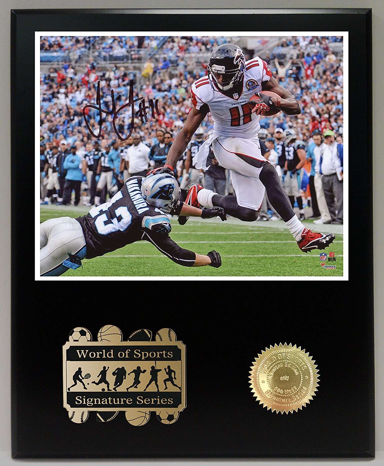 Julio Jones Ltd. Edition Sports Reproduction Signature Display - Gold  Record Outlet Album and Disc Collectible Memorabilia