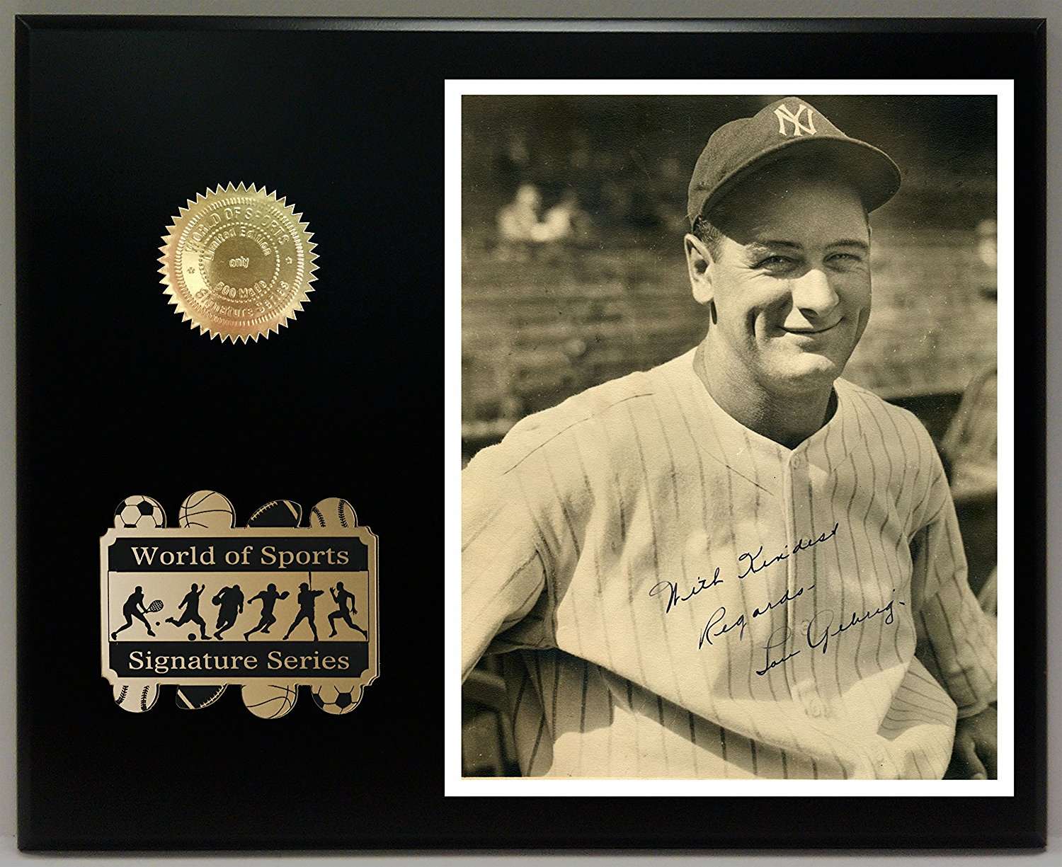 Lou Gehrig Memorabilia, Autographed Lou Gehrig Collectibles