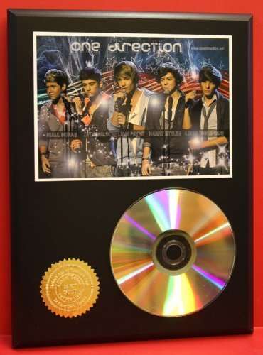 One Direction 24Kt Art CD Disc Display Award Quality - Limited
