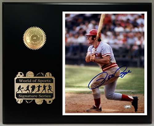 Pete Rose Ltd. Edition Sports Reproduction Signature Display - Gold ...