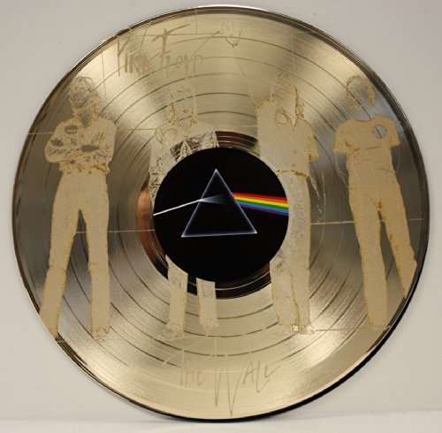 Pink Floyd Limited Edition Gold LP Record Laser Etched Wall
